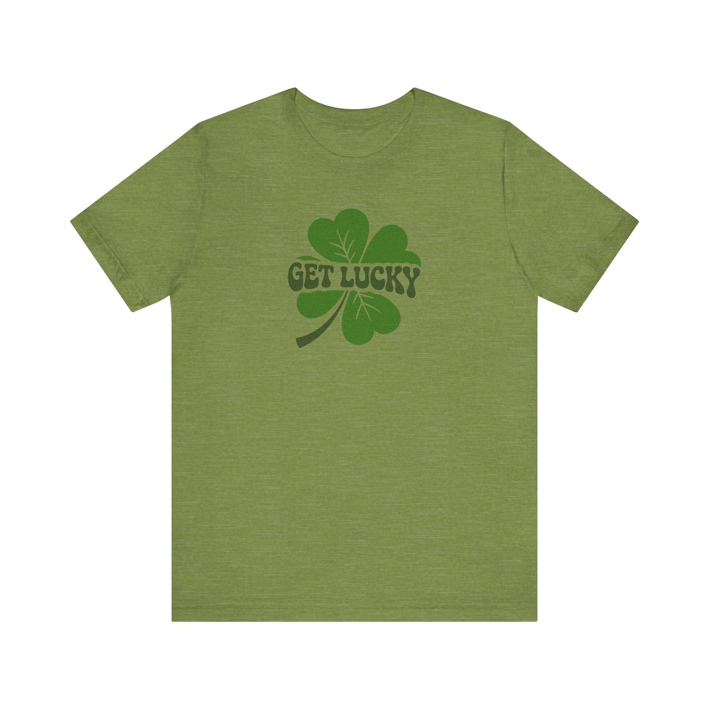 I’m Up All Night to Get Lucky — St. Patrick's Retro Tee (Light)