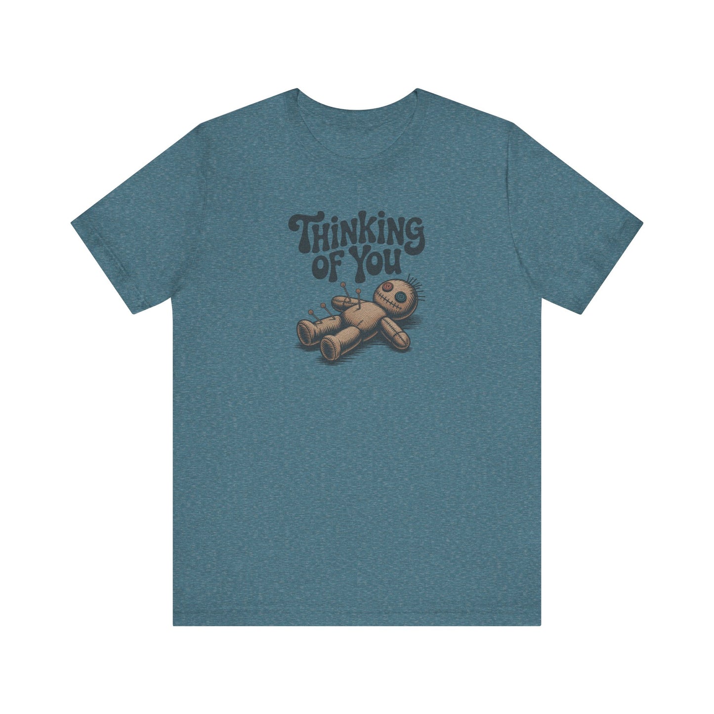 The Voodoo That You Do, So Well — Retro Voodoo Doll Tee (Light)