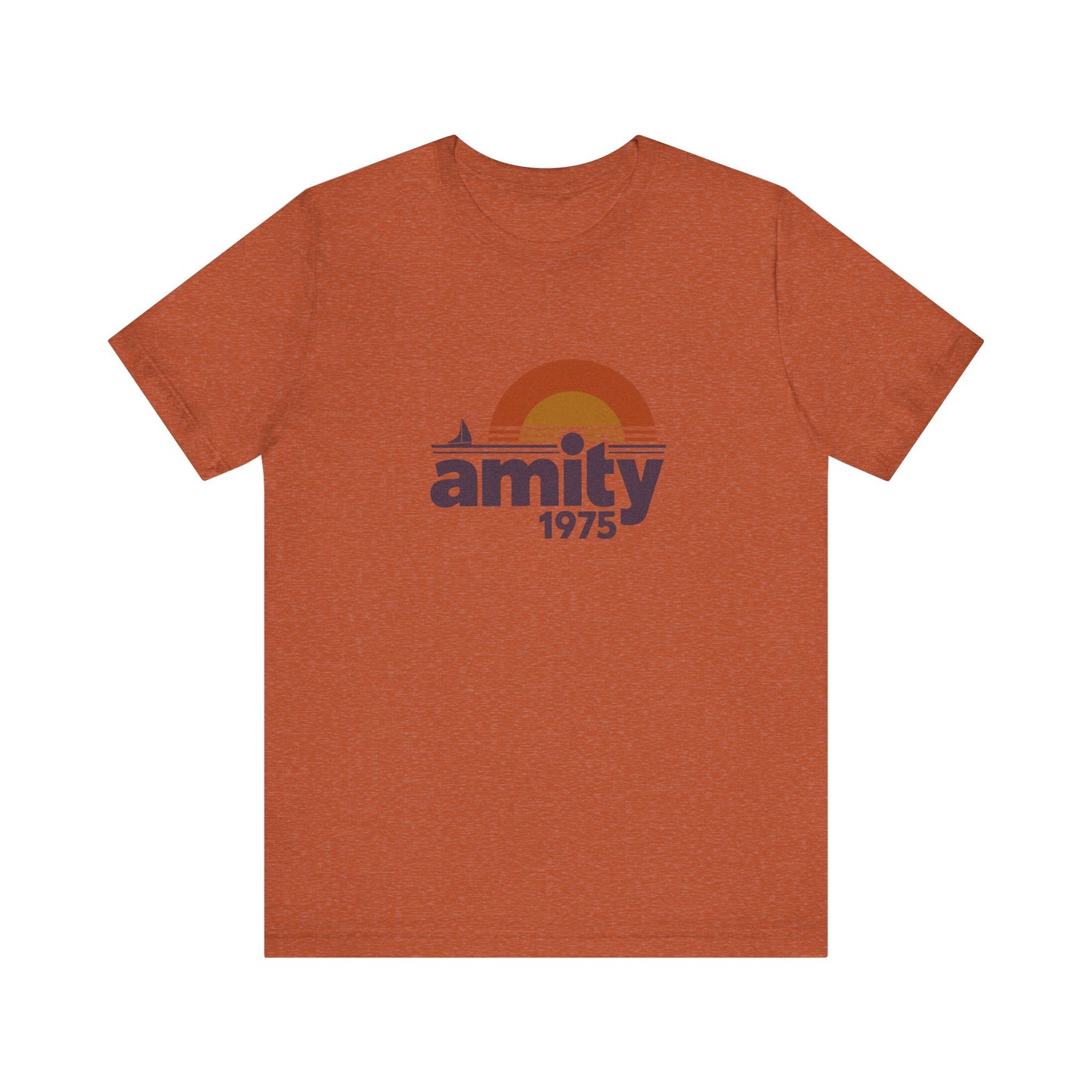 Amity Island 1975 — Jaws-Inspired Retro Tee (Light)