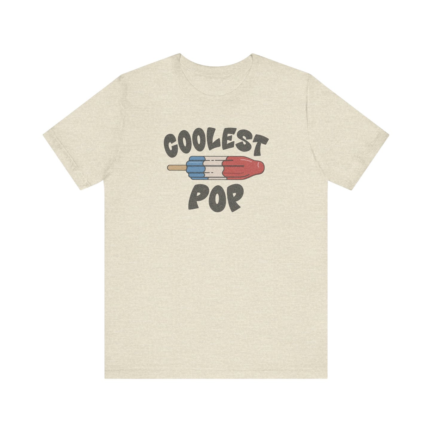 Coolest Pop Shirt — Funny Dad Gift, Retro Ice Pop Tee