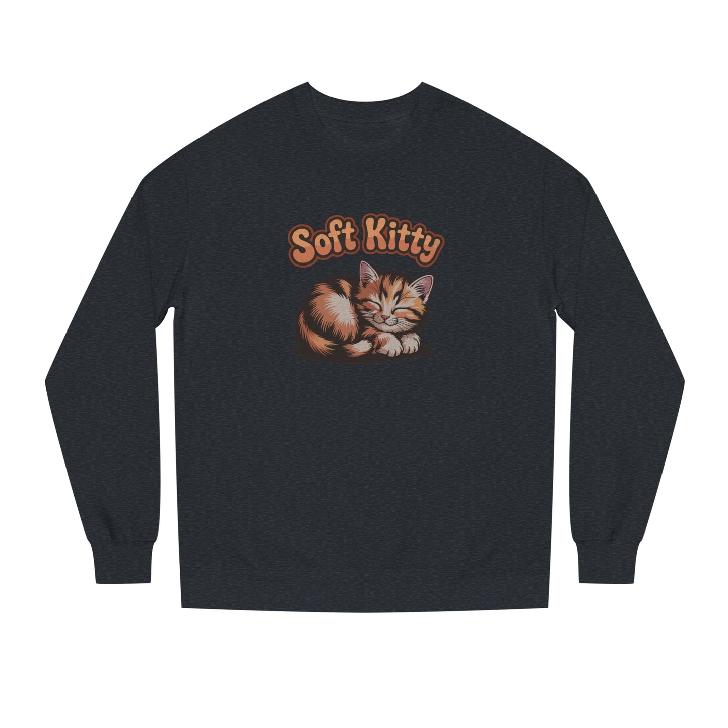 Soft Kitty Sick-Day Lullaby — Big Bang Theory Retro Sweatshirt (Dark)
