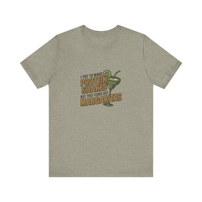 Protein Shakes (Oops, All Margaritas) — Retro Tee (Light)