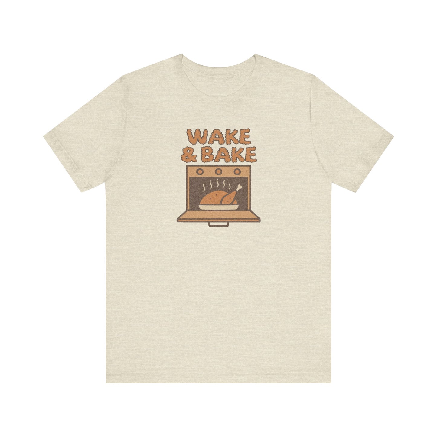 Wake & Bake — Retro Thanksgiving Turkey Tee (Light)