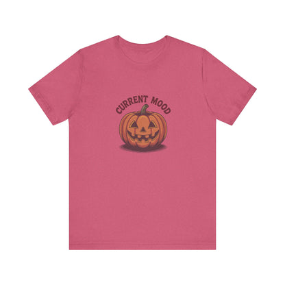 Current Mood (Vintage Jack) — Retro Halloween Tee (Light)