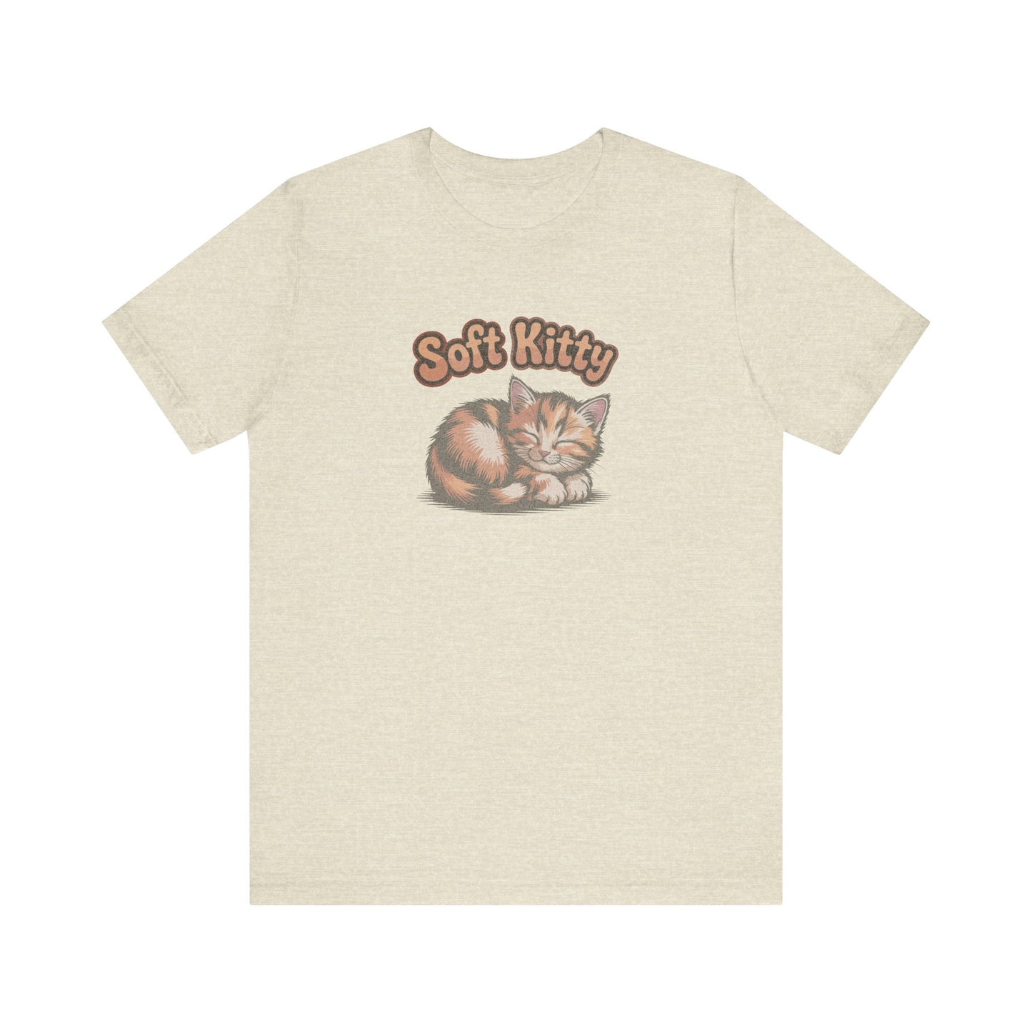 Soft Kitty Sick-Day Lullaby — Big Bang Theory Retro Tee (Light)