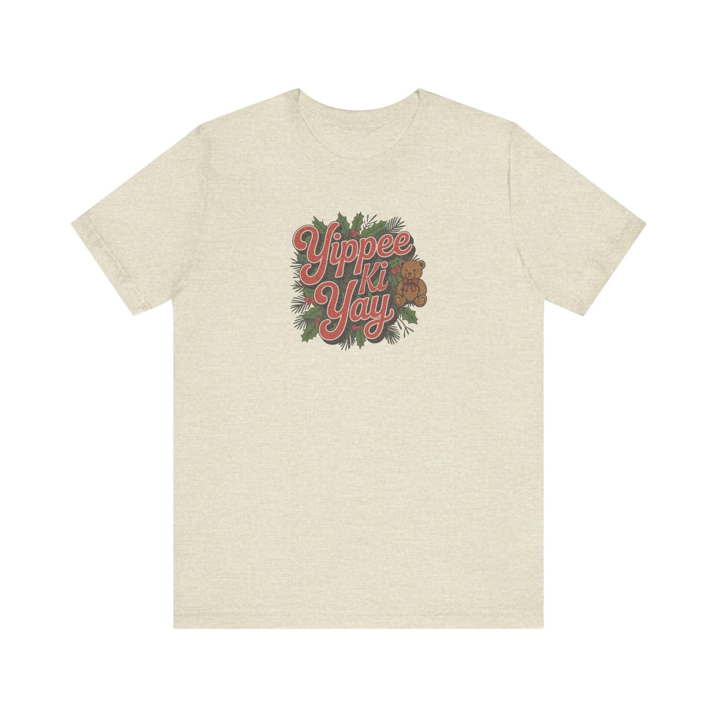 Yippee Ki Yay — Die Hard Retro Christmas Tee (Light)