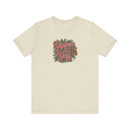 Yippee Ki Yay — Die Hard Retro Christmas Tee (Light)