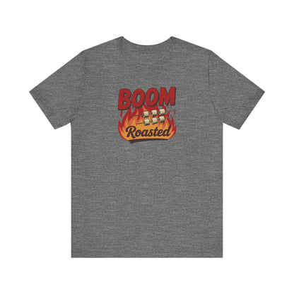 Boom, Roasted — Michael Scott Retro Tee (Light)