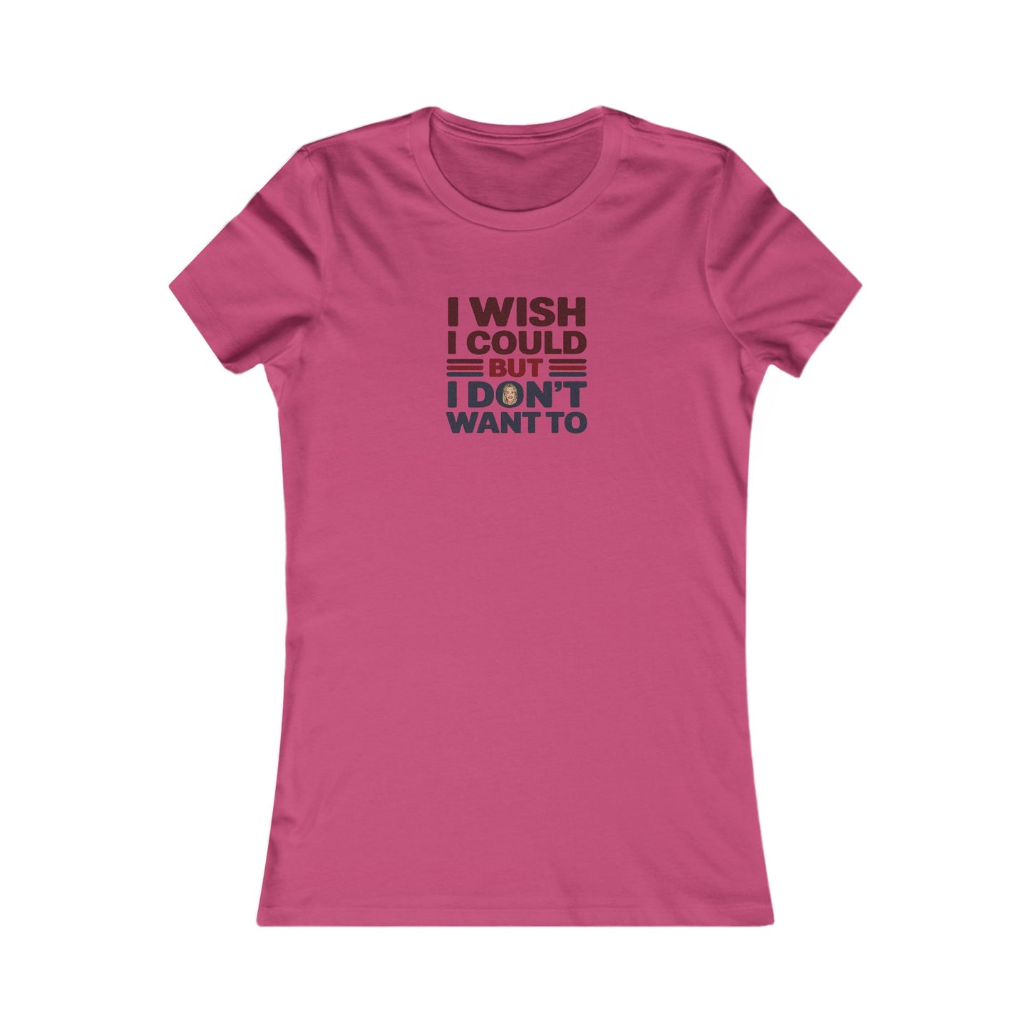 I Wish I Could, But I Don't Want To — Phoebe Buffay Retro Women's Tee (Light)