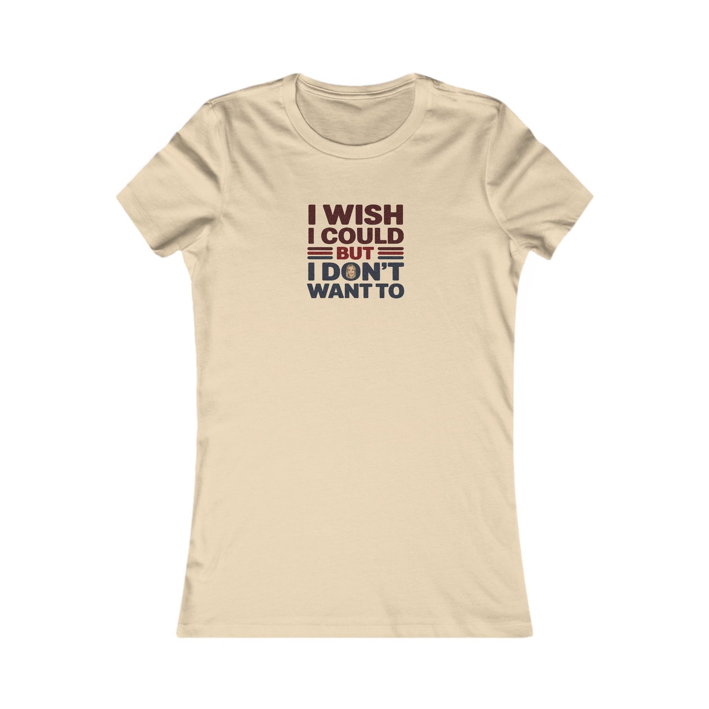 I Wish I Could, But I Don't Want To — Phoebe Buffay Retro Women's Tee (Light)
