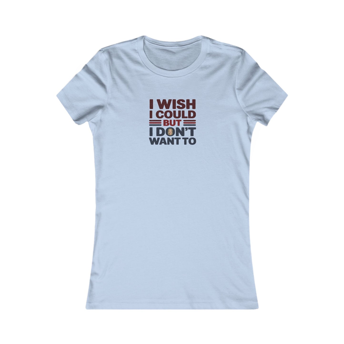 I Wish I Could, But I Don't Want To — Phoebe Buffay Retro Women's Tee (Light)