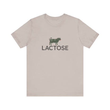Life is a Beautiful… Typo – LACTOSE Logo Parody Retro Tee (Light)