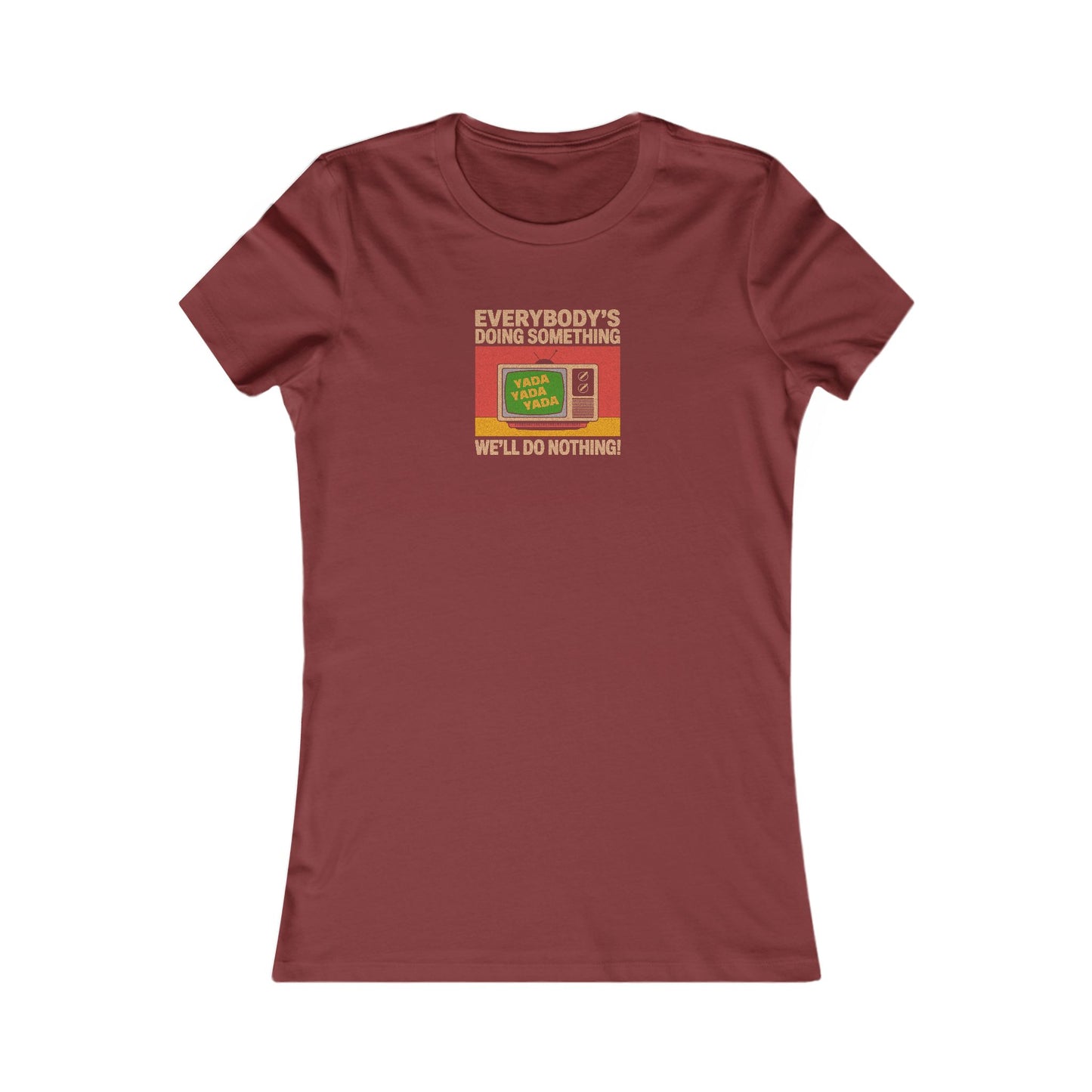We’ll Do Nothing (Yada Yada) — Seinfeld Retro Women's Tee (Dark)