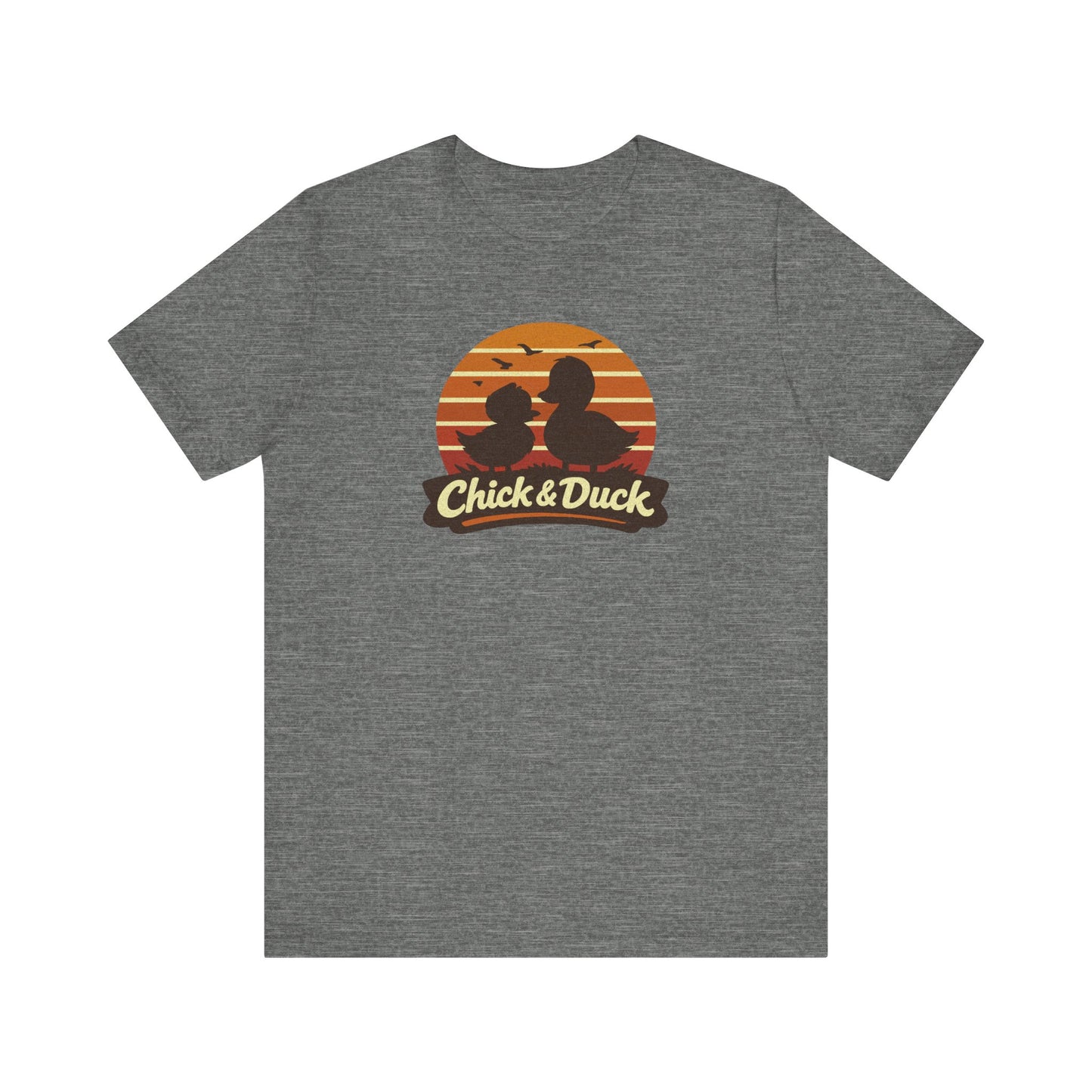 The Chick and the Duck — Friends Retro Tee (Light)