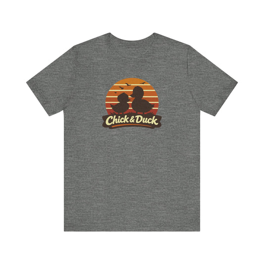 The Chick and the Duck — Friends Retro Tee (Light)