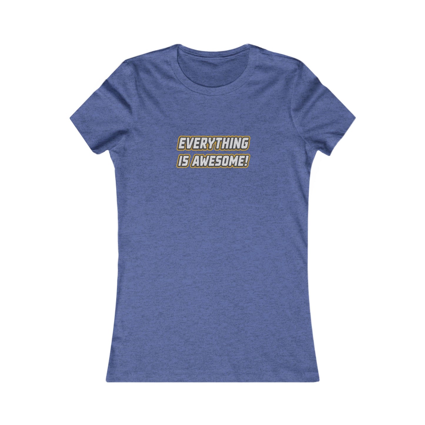 Everything is Awesome! — The LEGO Movie-Inspired Retro Women's Tee (Dark)