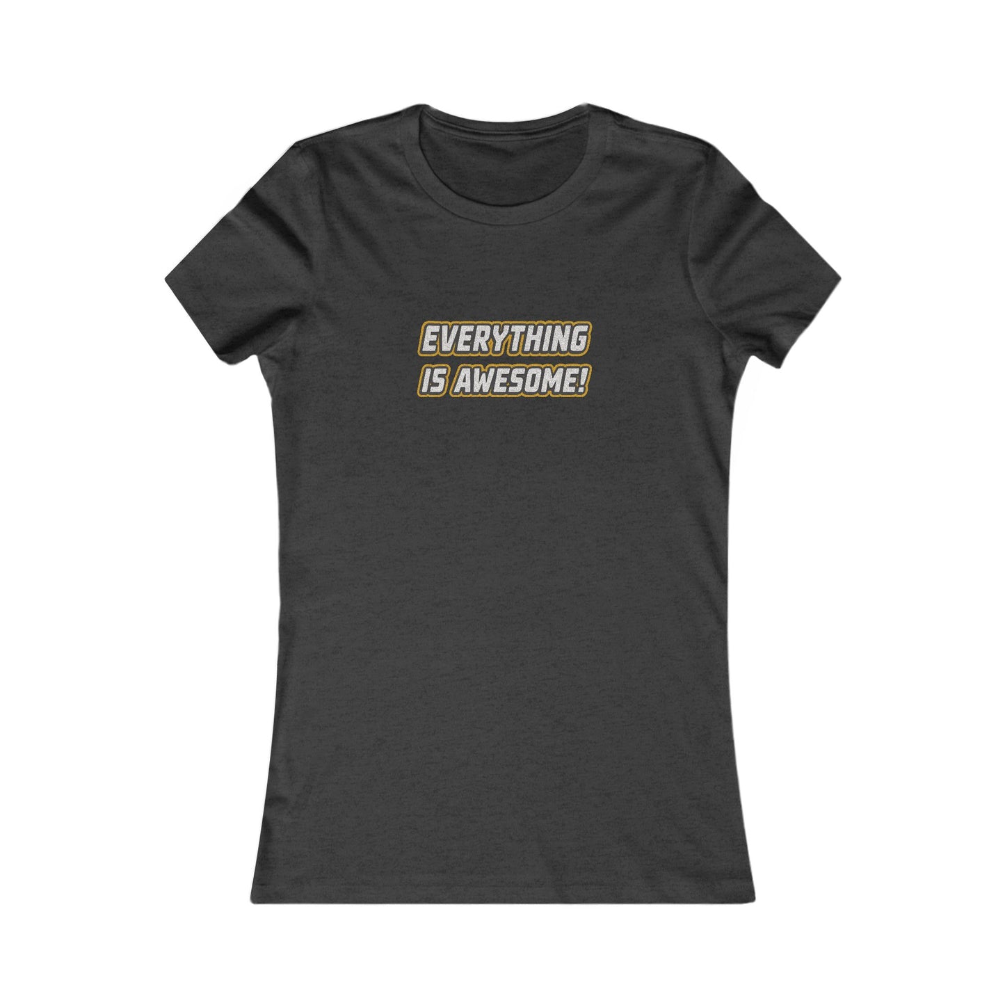 Everything is Awesome! — The LEGO Movie-Inspired Retro Women's Tee (Dark)
