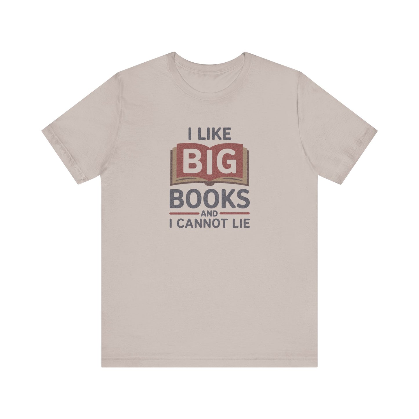 I Like Big Books and I Cannot Lie — Bibliophile Retro Tee (Light)