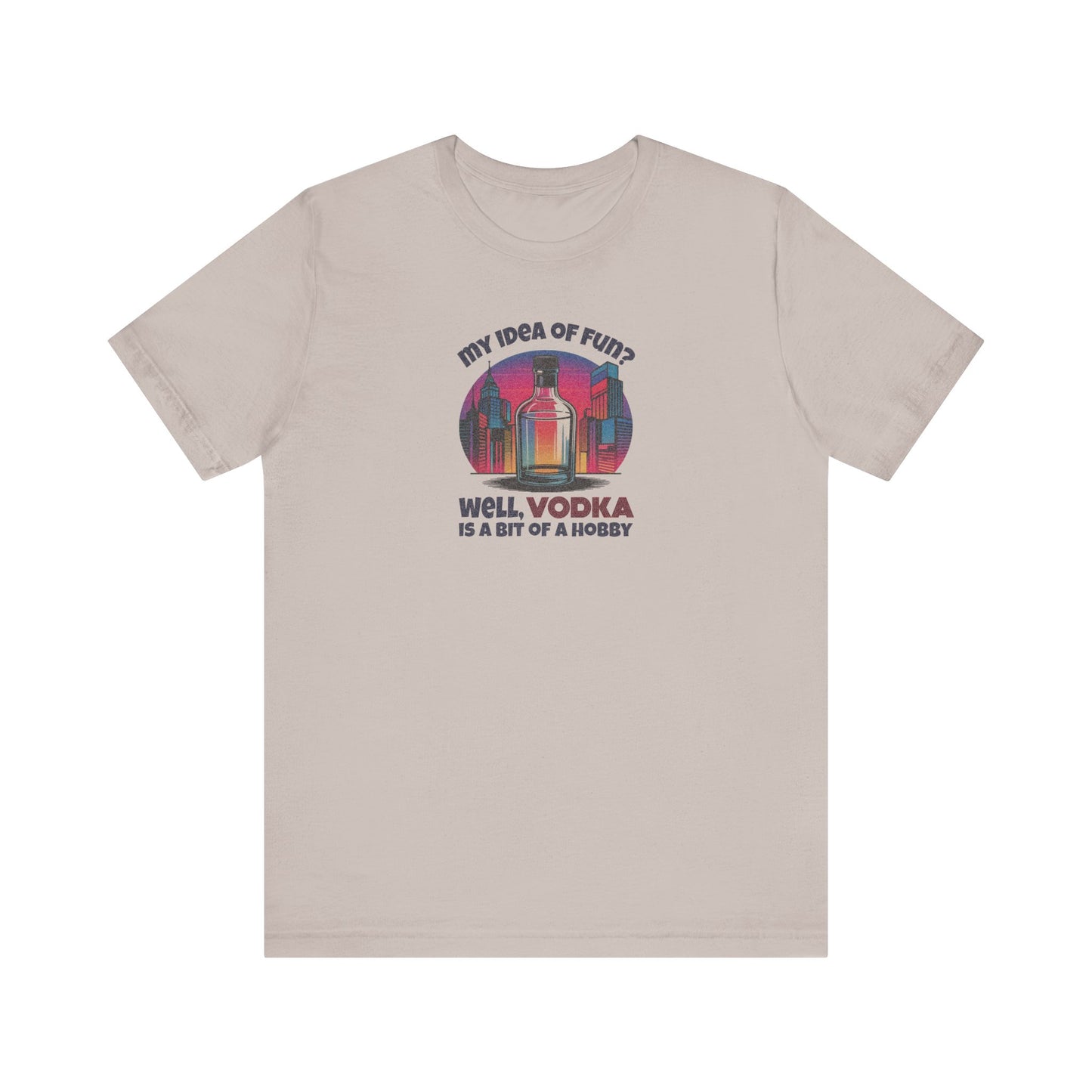 Vodka is a Bit of a Hobby — Retro Graphic Tee (Dark)
