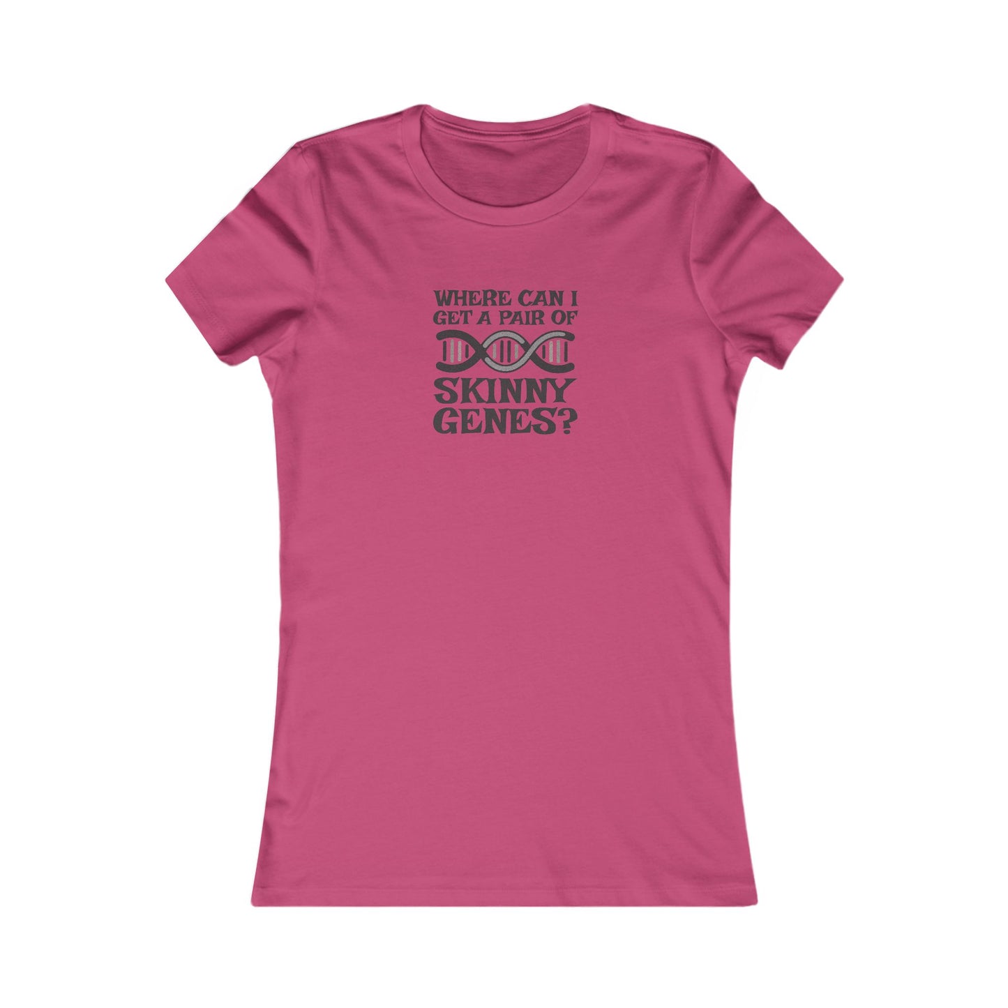 Pair of Skinny Genes — Retro Graphic Women's Tee (Light)