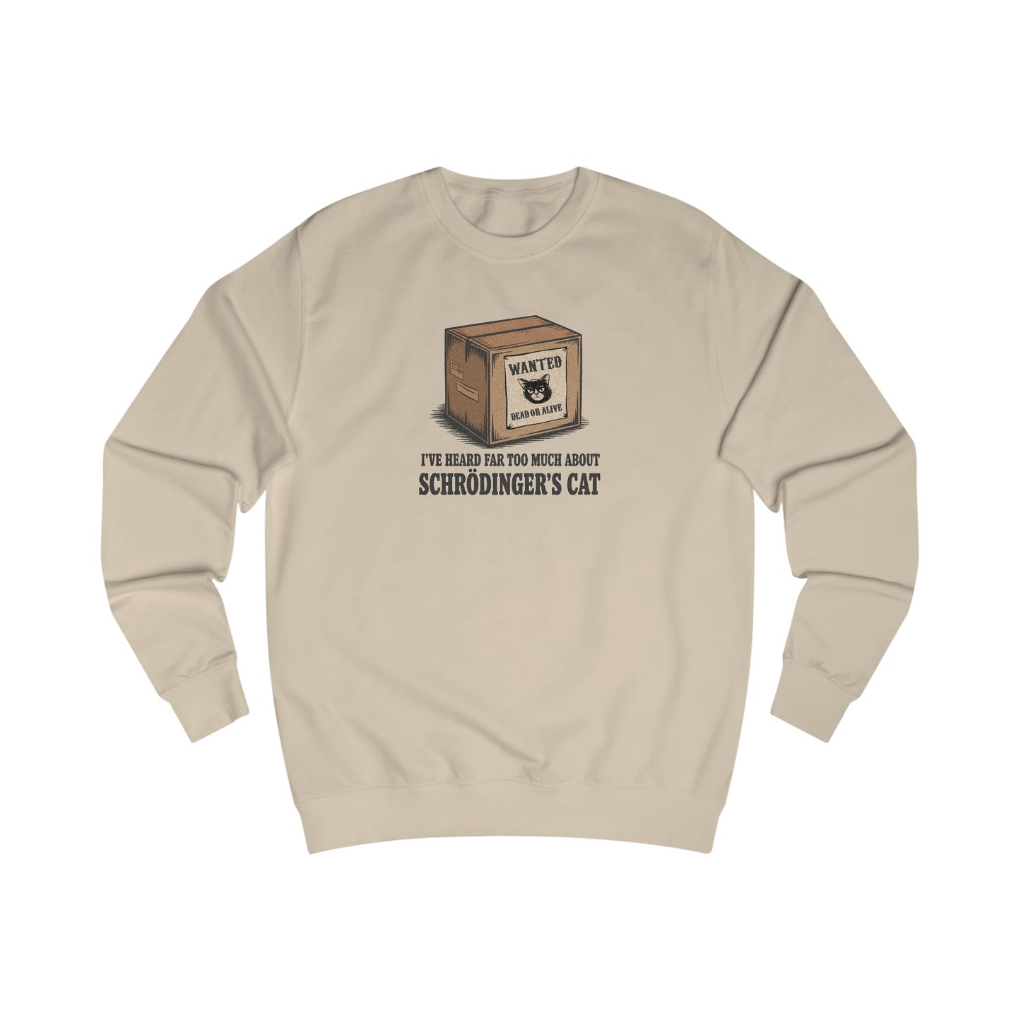 Schrödinger’s Cat — Big Bang Theory Retro Sweatshirt (Light)