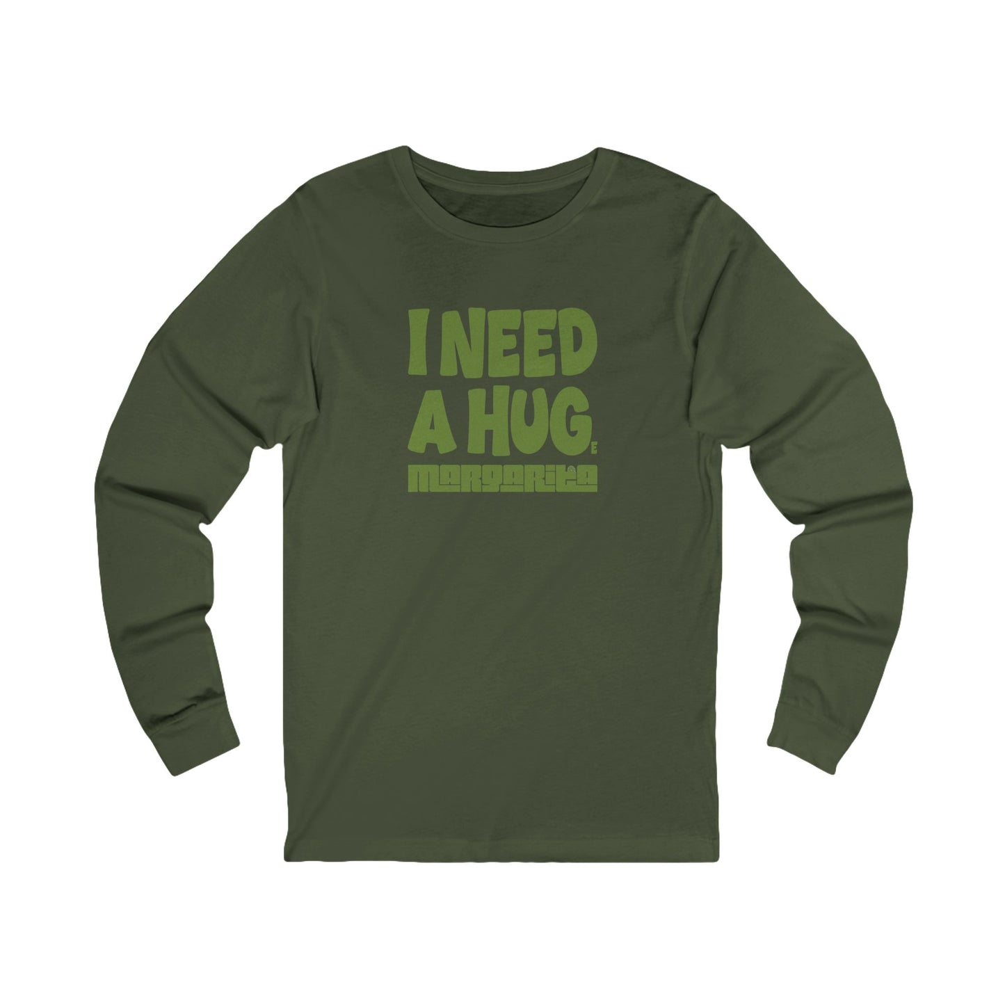 I Need a Huge Margarita – Bar Humor Retro Long Sleeve (Dark)