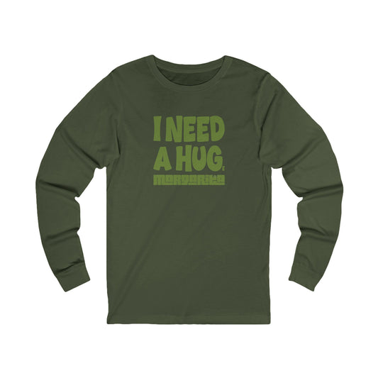I Need a Huge Margarita – Bar Humor Retro Long Sleeve (Dark)
