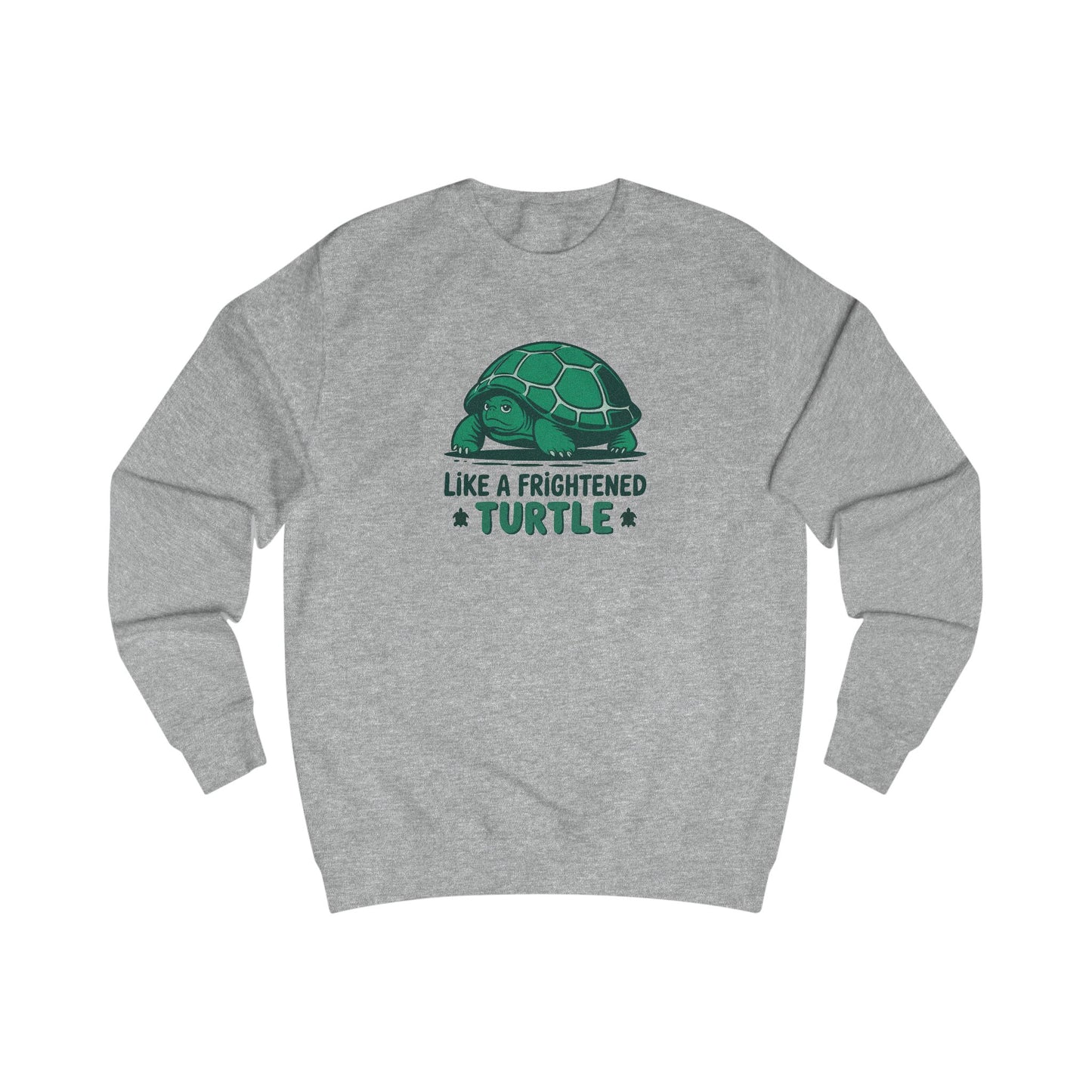 Like a Frightened Turtle — George Costanza Shrinkage Retro Sweatshirt (Light)