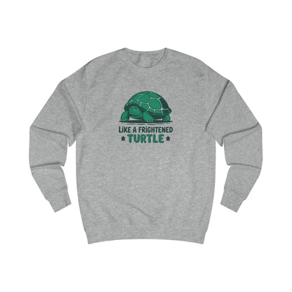 Like a Frightened Turtle — George Costanza Shrinkage Retro Sweatshirt (Light)
