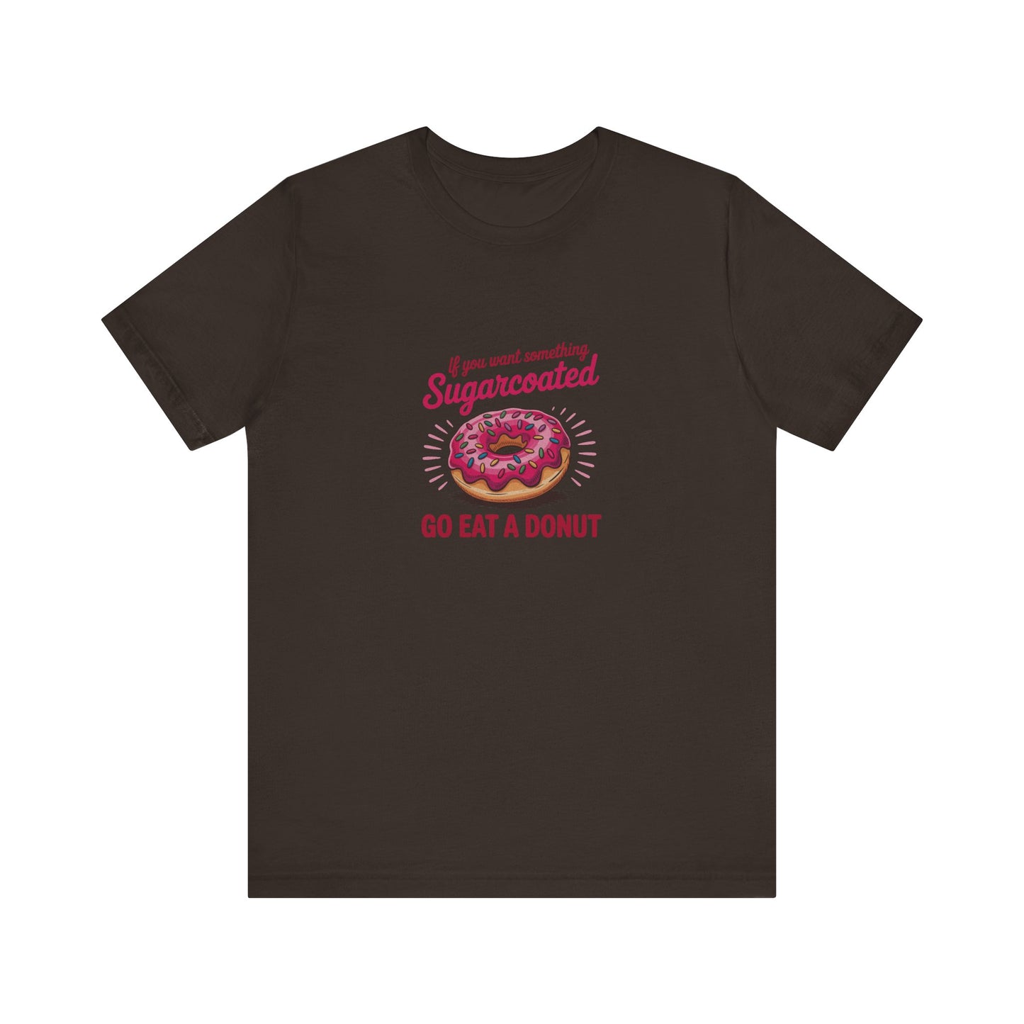 Sugarcoated (Go Eat a Donut) — Retro Graphic Tee (Dark)