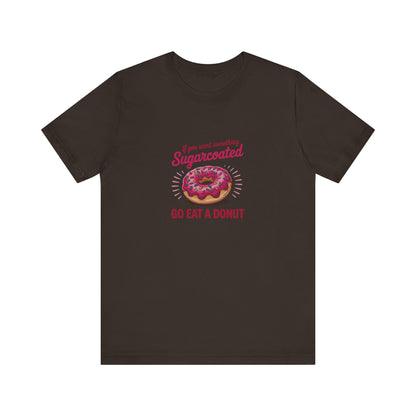 Sugarcoated (Go Eat a Donut) — Retro Graphic Tee (Dark)