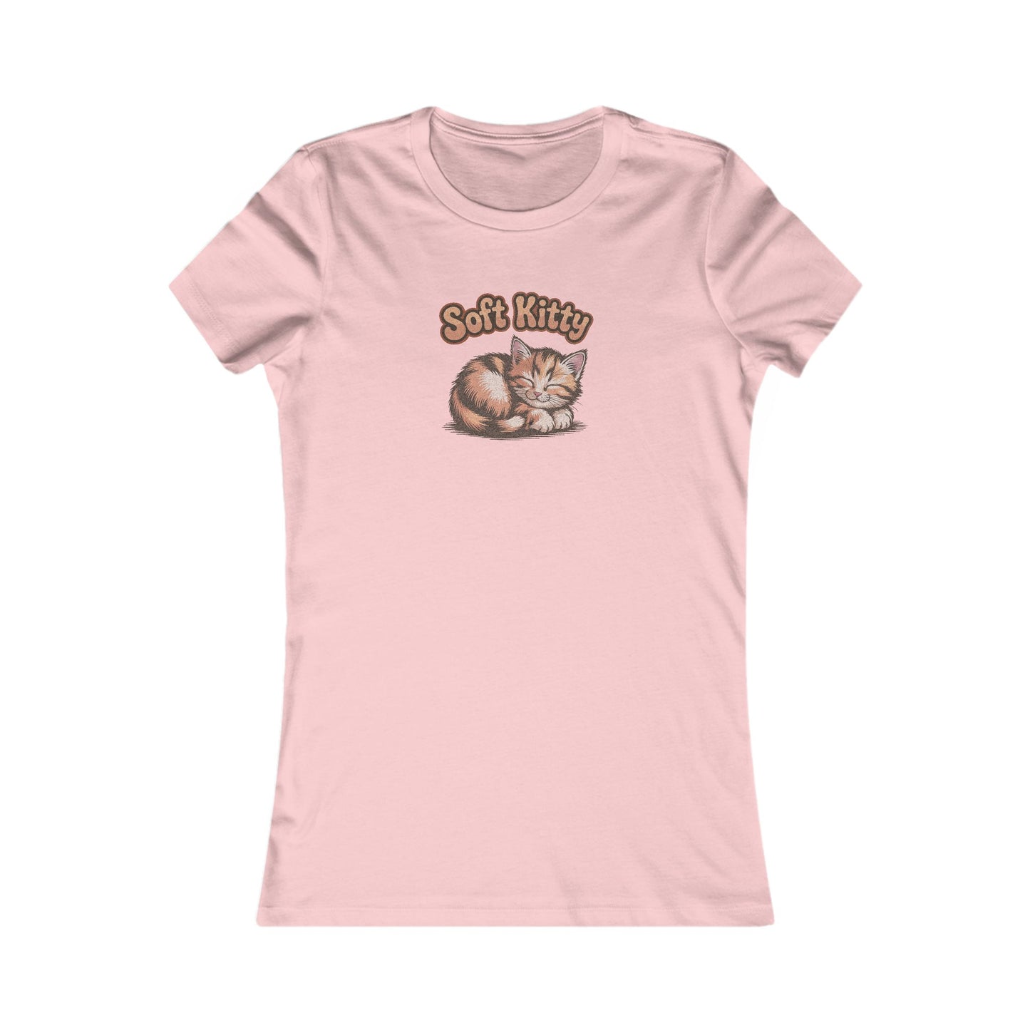 Soft Kitty Sick-Day Lullaby — Big Bang Theory Retro Women's Tee (Light)