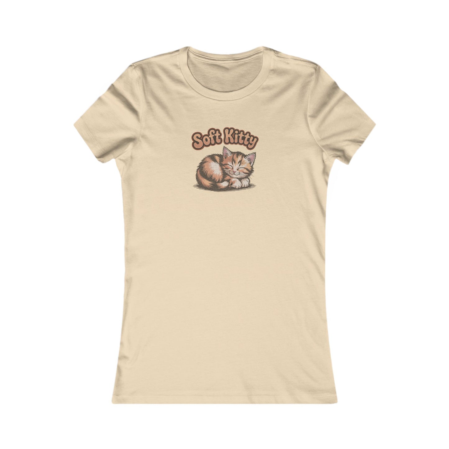 Soft Kitty Sick-Day Lullaby — Big Bang Theory Retro Women's Tee (Light)