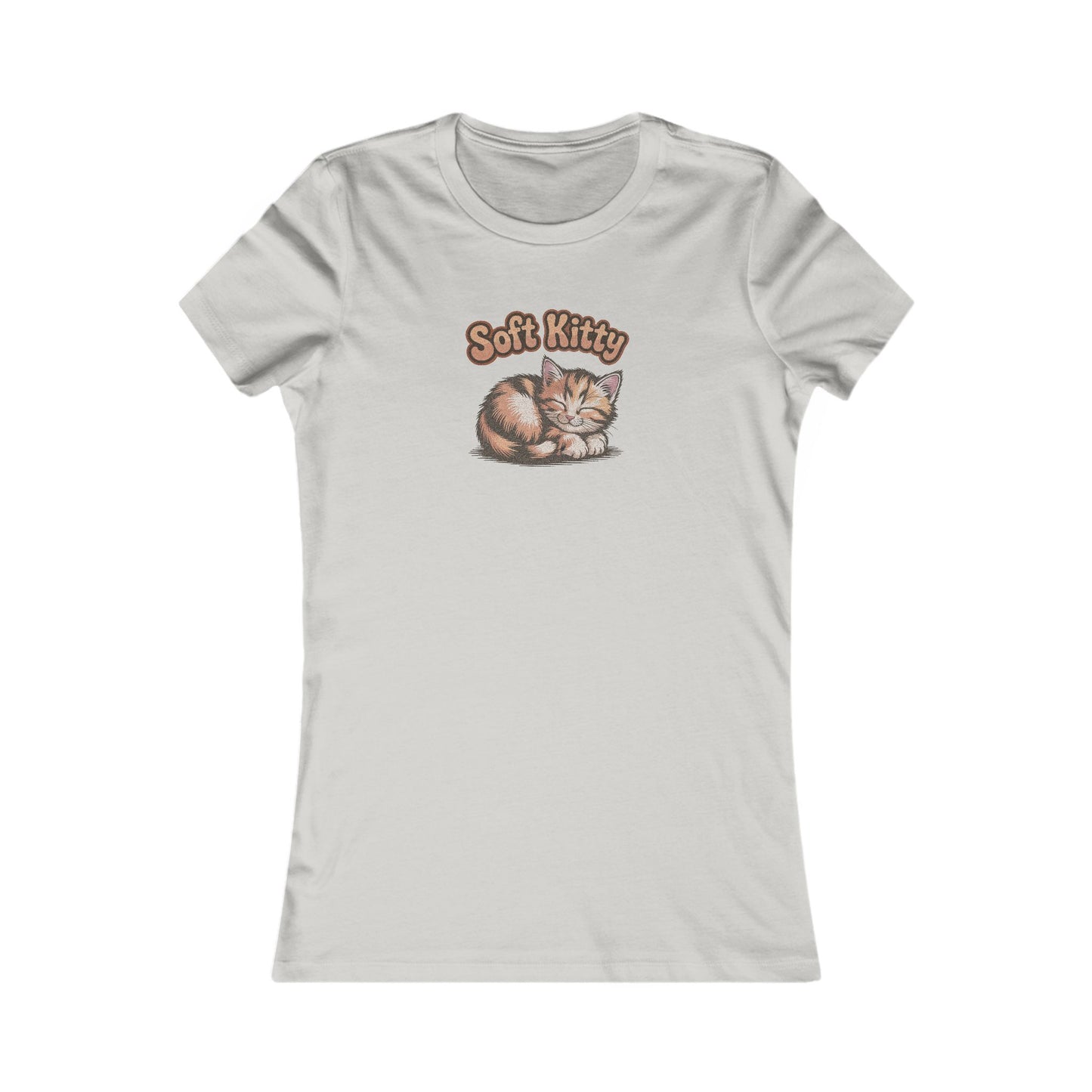 Soft Kitty Sick-Day Lullaby — Big Bang Theory Retro Women's Tee (Light)
