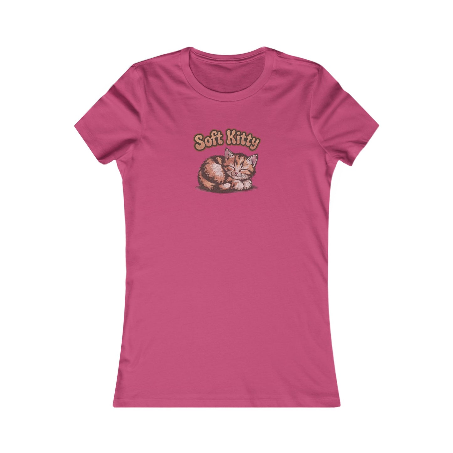 Soft Kitty Sick-Day Lullaby — Big Bang Theory Retro Women's Tee (Light)