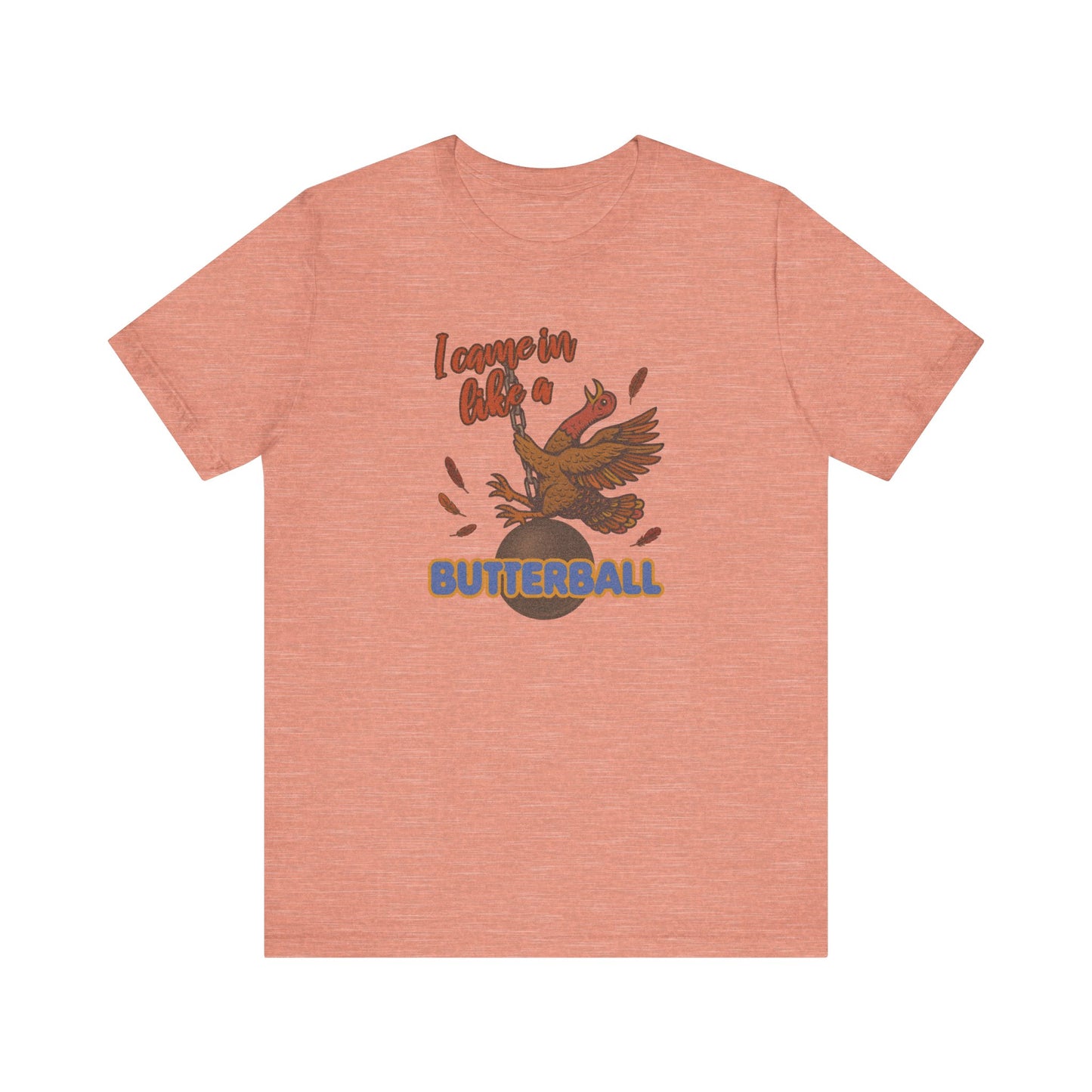 Like a Butterball — Miley Cyrus Thanksgiving Parody Retro Tee (Light)
