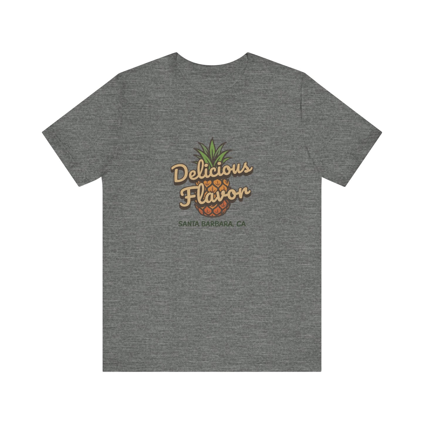 Delicious Flavor — Santa Barbara Pineapple Retro Tee (Light)
