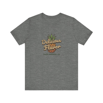 Delicious Flavor — Santa Barbara Pineapple Retro Tee (Light)