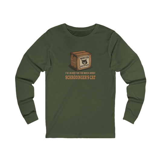 Schrödinger’s Cat — Big Bang Theory Retro Long Sleeve (Dark)