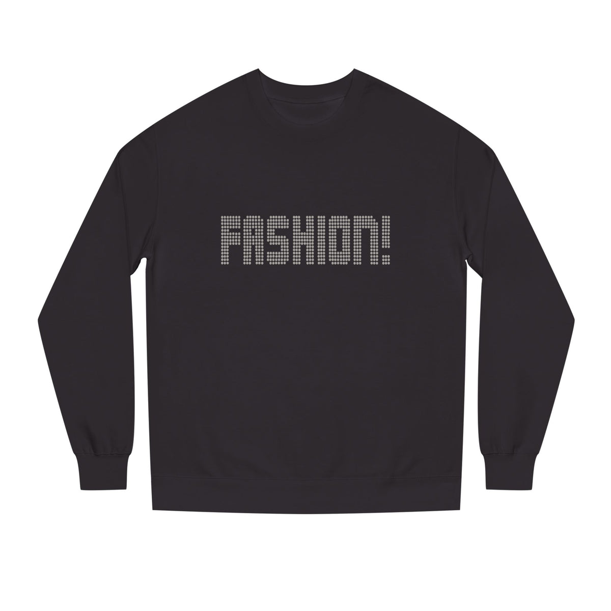 FASHION! — Psych Faux Rhinestones Retro Sweatshirt (Dark)