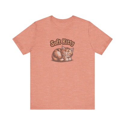Soft Kitty Sick-Day Lullaby — Big Bang Theory Retro Tee (Light)