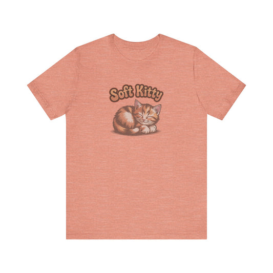 Soft Kitty Sick-Day Lullaby — Big Bang Theory Retro Tee (Light)