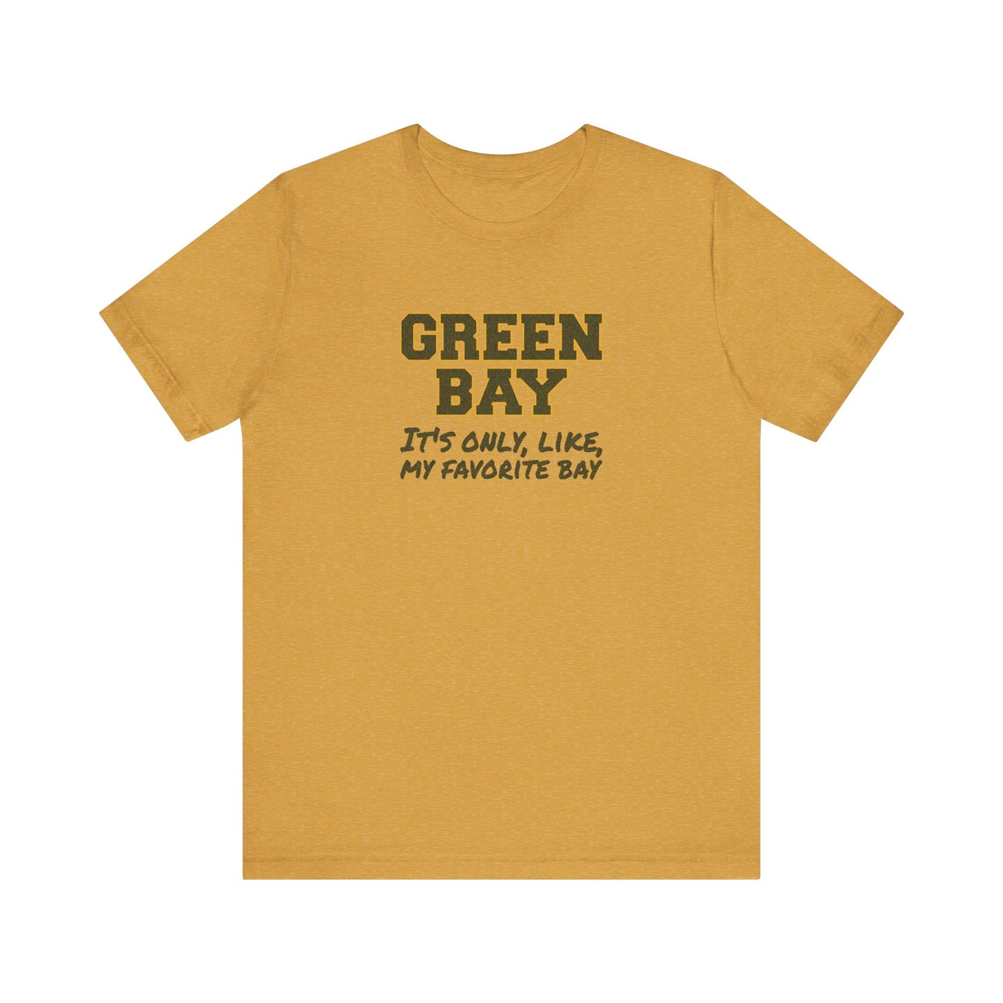 Green Bay (My Favorite Bay) — Phoebe Buffay Football Tee (Light)