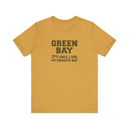 Green Bay (My Favorite Bay) — Phoebe Buffay Football Tee (Light)