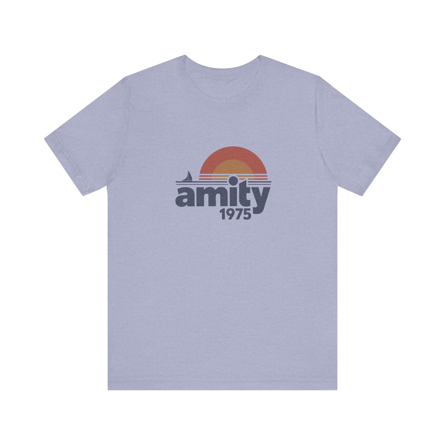 Amity Island 1975 — Jaws-Inspired Retro Tee (Light)