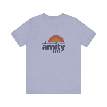 Amity Island 1975 — Jaws-Inspired Retro Tee (Light)