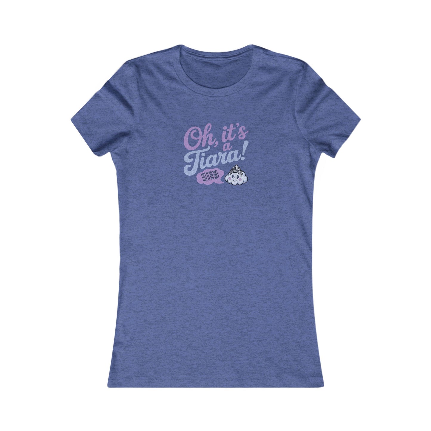 Oh, It’s a Tiara! (Put It On Me!) — Amy Farrah Fowler Retro Women's Tee (Dark)