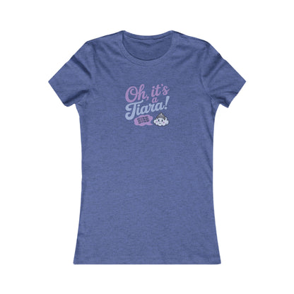 Oh, It’s a Tiara! (Put It On Me!) — Amy Farrah Fowler Retro Women's Tee (Dark)