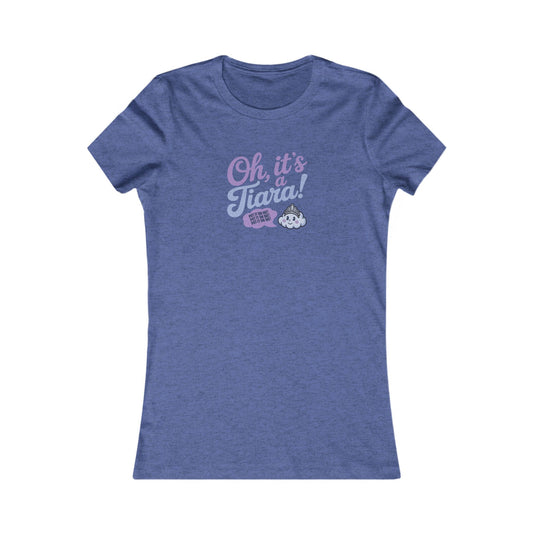 Oh, It’s a Tiara! (Put It On Me!) — Amy Farrah Fowler Retro Women's Tee (Dark)