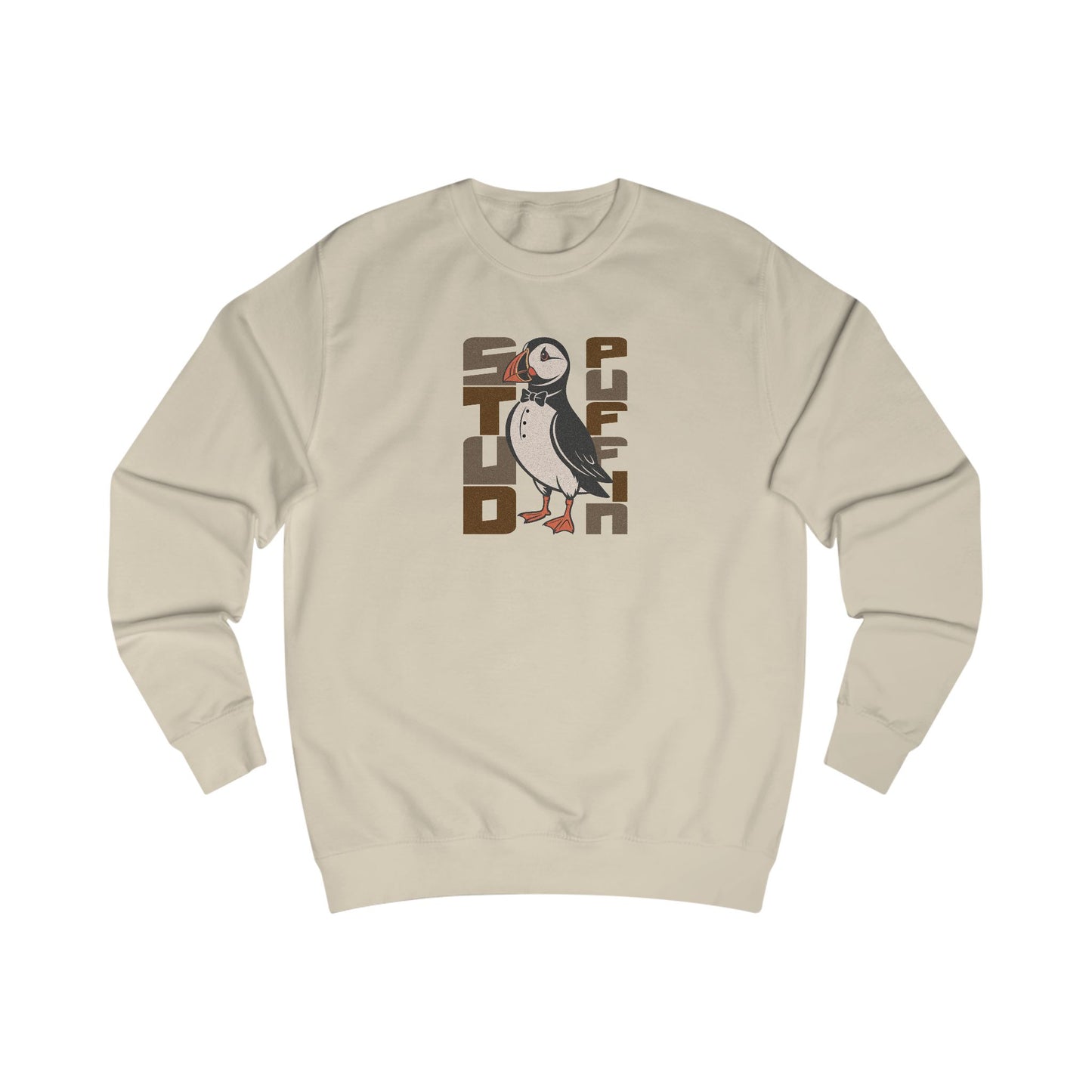 Stud Puffin, Licensed to Chill – Spy-Bird Retro Sweatshirt (Light)